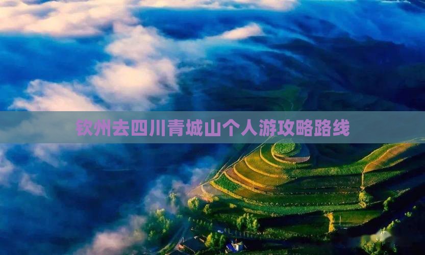 钦州去四川青城山个人游