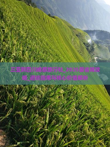 三亚到四川成都旅行社