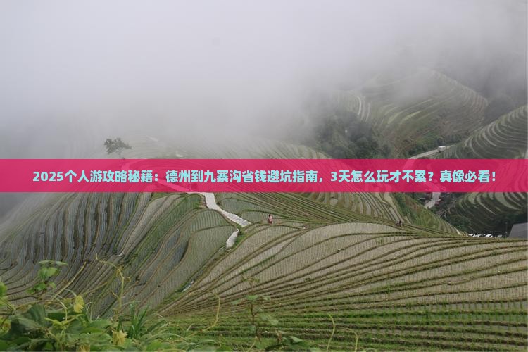 德州到四川九寨沟个人游