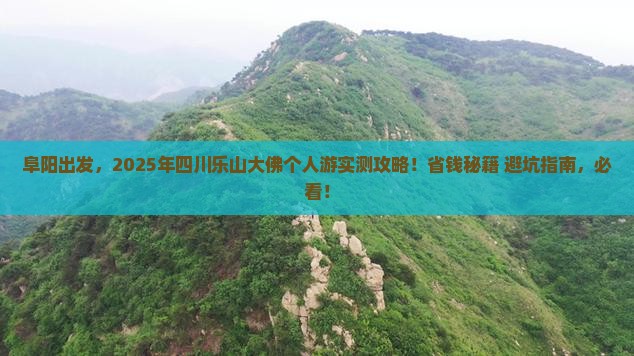 阜阳到四川乐山大佛个人游