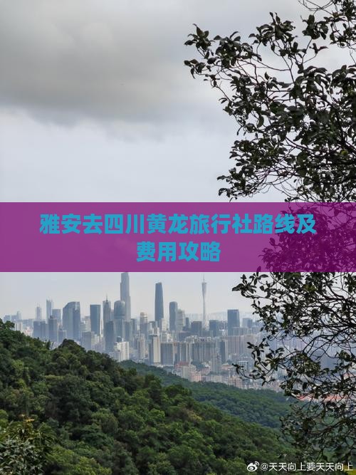 雅安去四川黄龙旅行社路线及费用攻略
