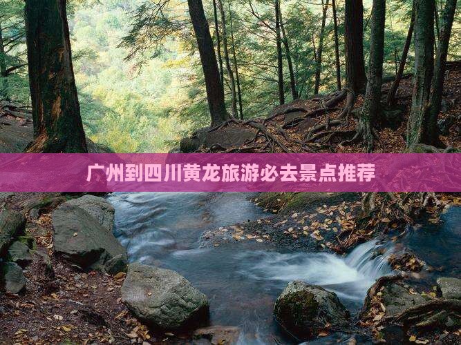 广州到四川黄龙旅游必去景点推荐