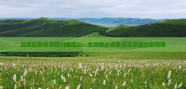 北京出发畅游四川峨眉山：全攻略必游景点及交通住宿指南