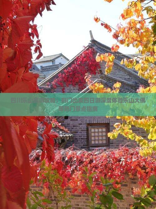四川乐山旅游攻略：荆门出发四日游深度体验乐山大佛等热门景点指南