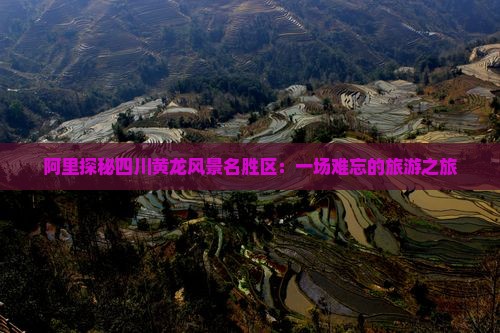 阿里探秘四川黄龙风景名胜区：一场难忘的旅游之旅