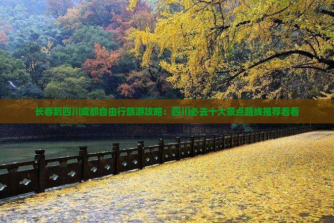 长春到四川成都自由行旅游攻略：四川必去十大景点路线推荐看看