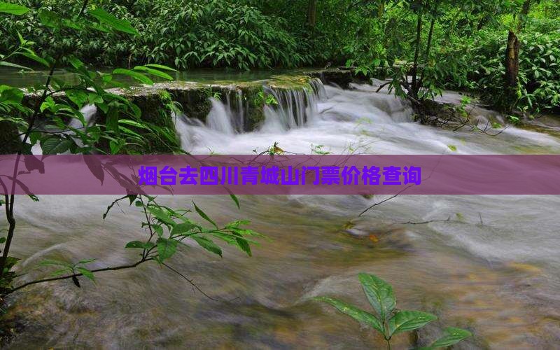 烟台去四川青城山门票价格查询