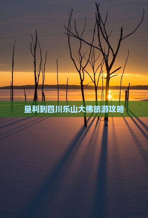 垦利到四川乐山大佛旅游攻略