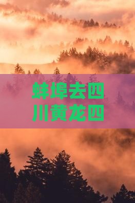 蚌埠去四川黄龙四日游攻略及费用路线