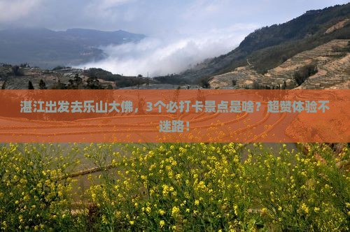 湛江到四川乐山大佛必去地