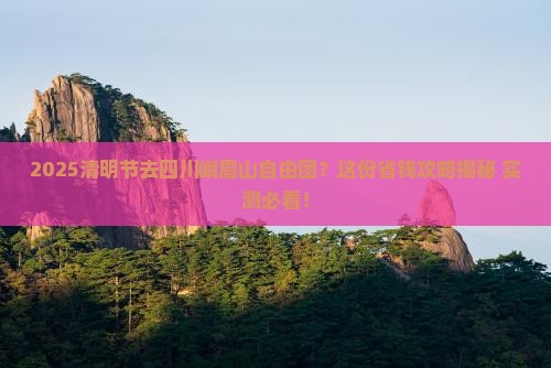 清明节去四川峨眉山自由团