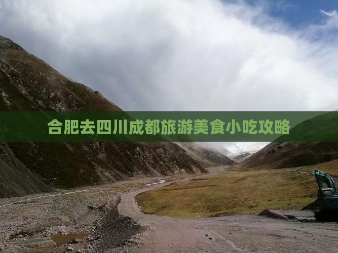 合肥去四川成都旅游小吃
