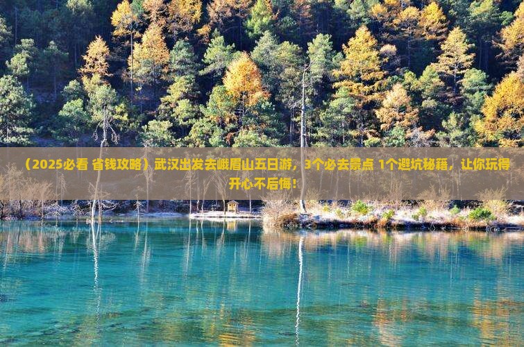 武汉到四川峨眉山五日游