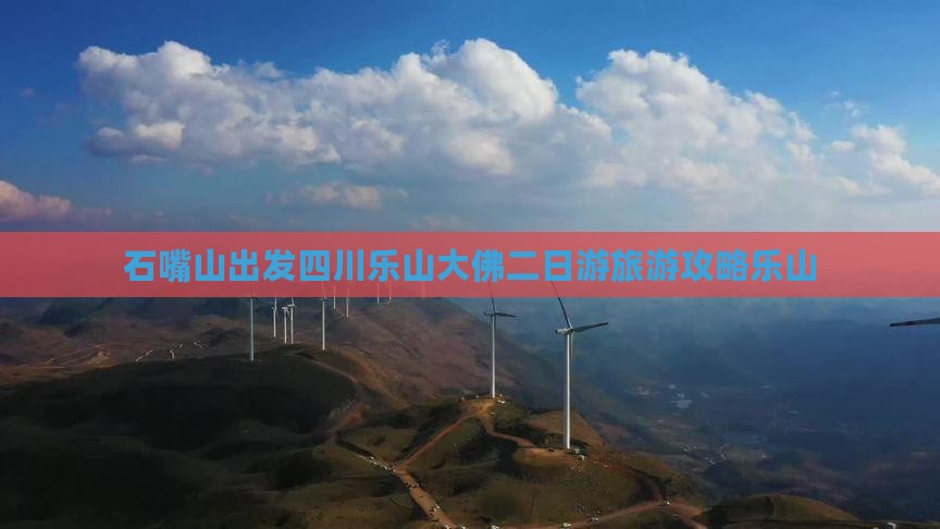 石嘴山出发四川乐山大佛二日游旅游攻略乐山