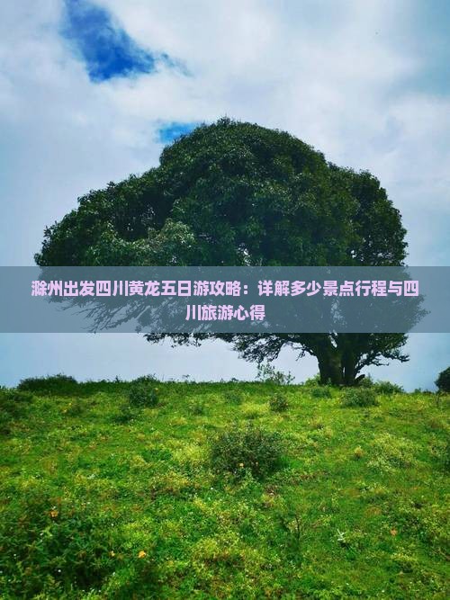 滁州出发四川黄龙五日游攻略：详解多少景点行程与四川旅游心得