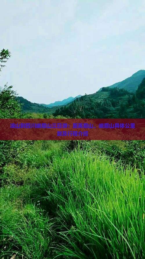 凉山到四川峨眉山三日游：距离眉山、峨眉山具体公里数及行程介绍