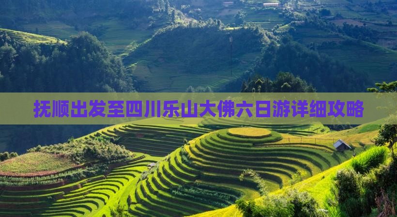 抚顺出发至四川乐山大佛六日游详细攻略