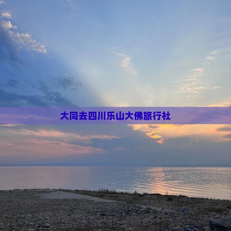 大同去四川乐山大佛旅行社