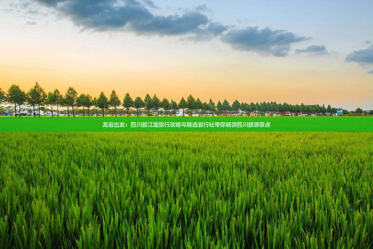 龙岩出发：四川都江堰旅行攻略与精选旅行社带你畅游四川旅游景点