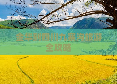金华到四川九寨沟旅游全攻略