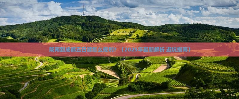 陇南去四川成都五日游