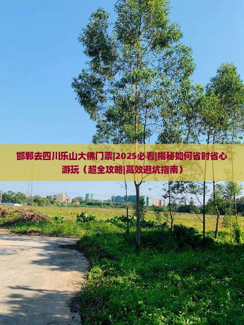 邯郸去四川乐山大佛门票