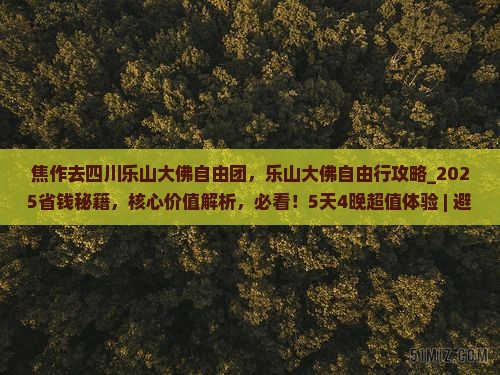 焦作去四川乐山大佛自由团