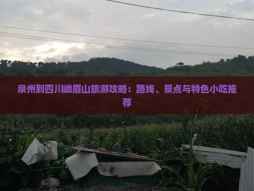 泉州到四川峨眉山旅游攻略：路线、景点与特色小吃推荐