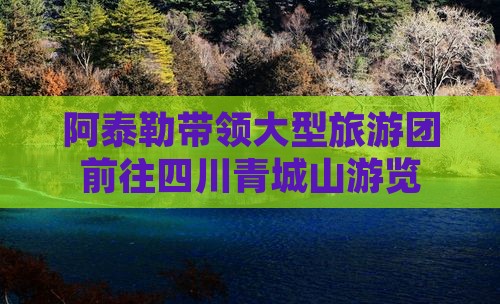阿泰勒带领大型旅游团前往四川青城山游览