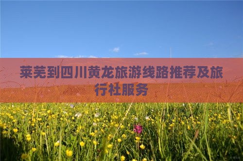 莱芜到四川黄龙旅游线路推荐及旅行社服务