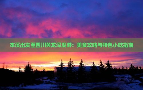 本溪出发至四川黄龙深度游：美食攻略与特色小吃指南