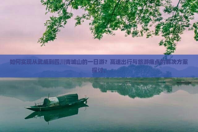 如何实现从武威到四川青城山的一日游？高速出行与旅游痛点的解决方案探讨。