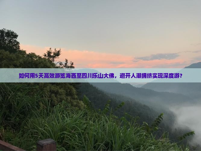 如何用5天高效游览海西至四川乐山大佛，避开人潮拥挤实现深度游？