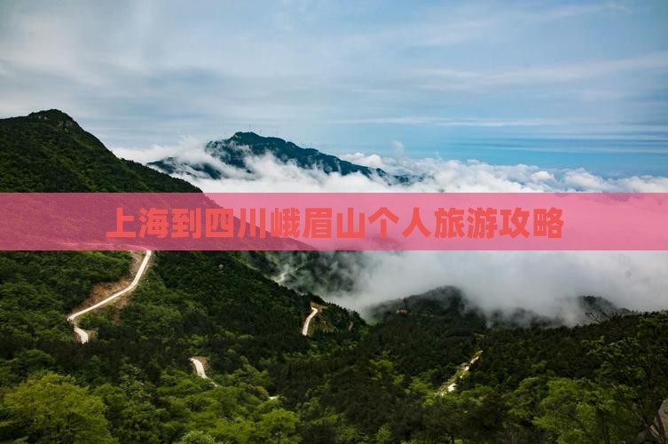 上海到四川峨眉山个人旅游攻略