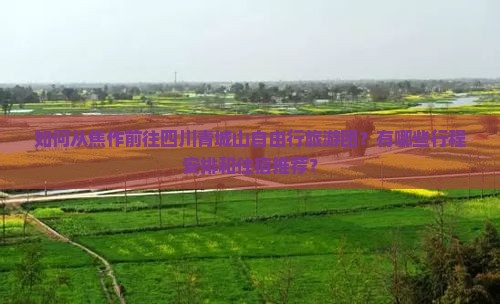 如何从焦作前往四川青城山自由行旅游团？有哪些行程安排和住宿推荐？