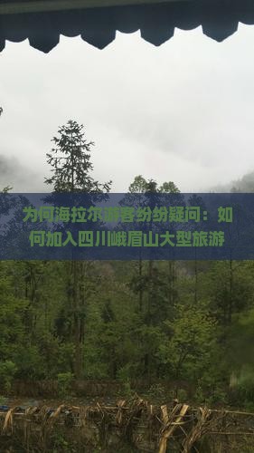 为何海拉尔游客纷纷疑问：如何加入四川峨眉山大型旅游团，出行痛点，抢鲜体验新型旅游热词？