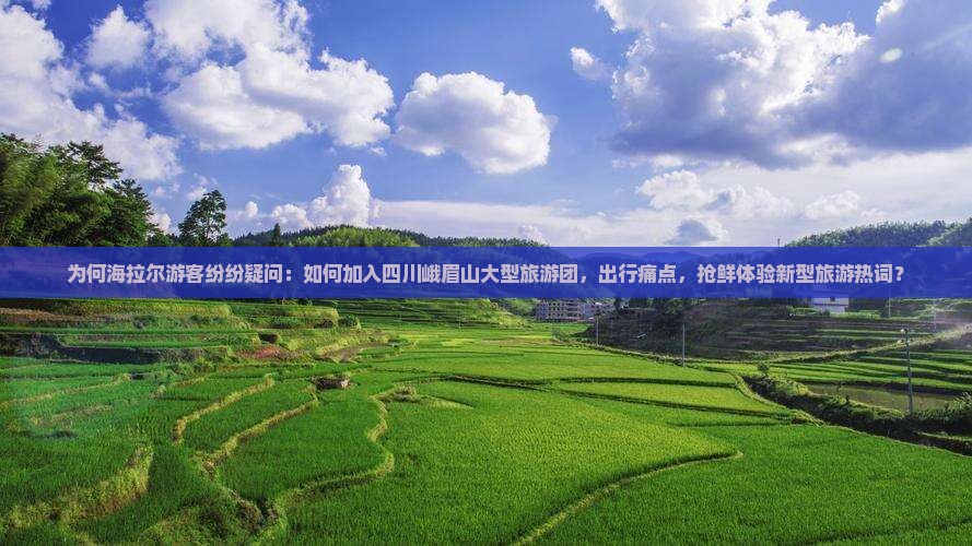 为何海拉尔游客纷纷疑问：如何加入四川峨眉山大型旅游团，出行痛点，抢鲜体验新型旅游热词？