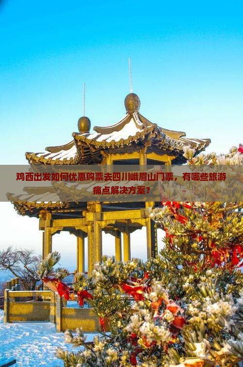 鸡西出发如何优惠购票去四川峨眉山门票，有哪些旅游痛点解决方案？