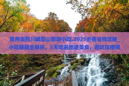 常州去四川峨眉山旅游小吃