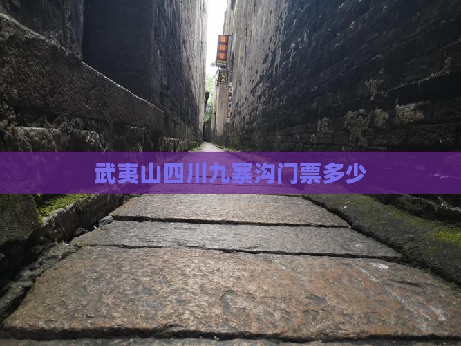 武夷山去四川九寨沟门票