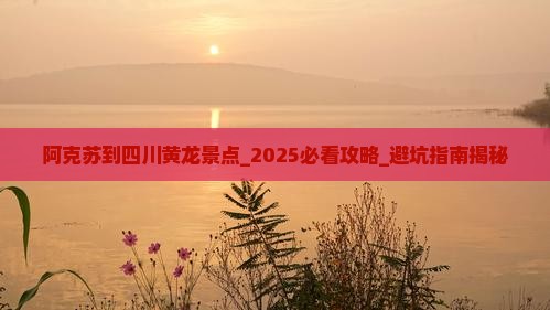 阿克苏到四川黄龙景点