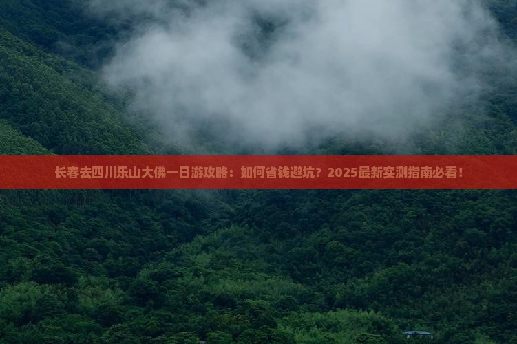 长春去四川乐山大佛一日