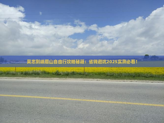吴忠到四川峨眉山自由团