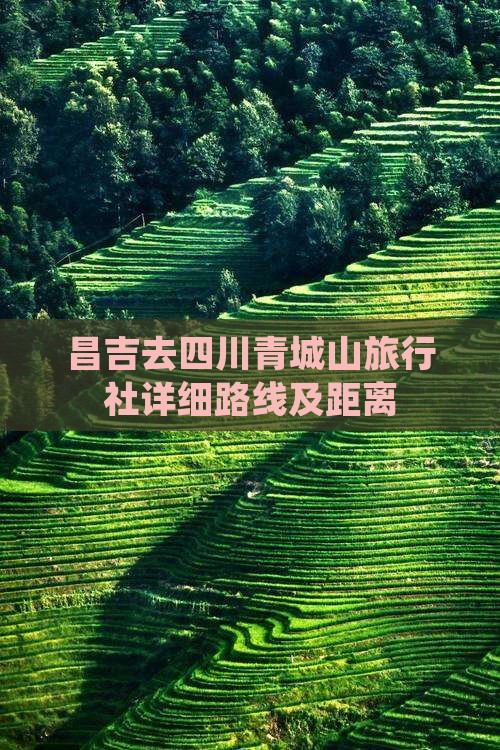 昌吉去四川青城山旅行社详细路线及距离