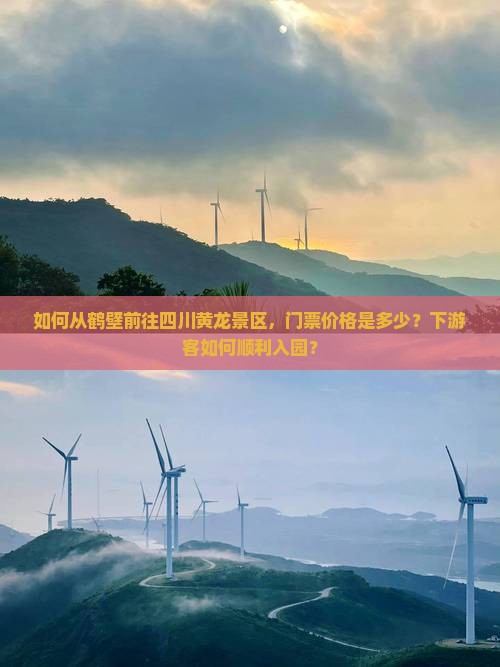如何从鹤壁前往四川黄龙景区，门票价格是多少？下游客如何顺利入园？