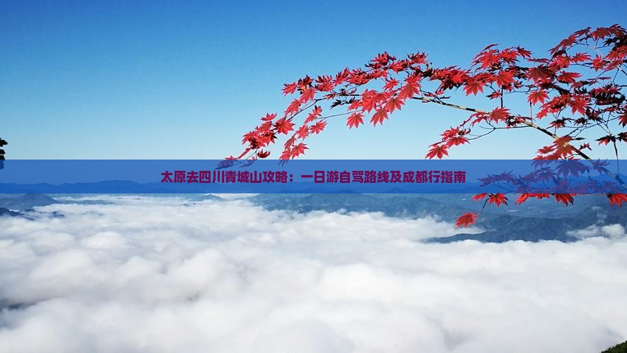 太原去四川青城山攻略：一日游自驾路线及成都行指南