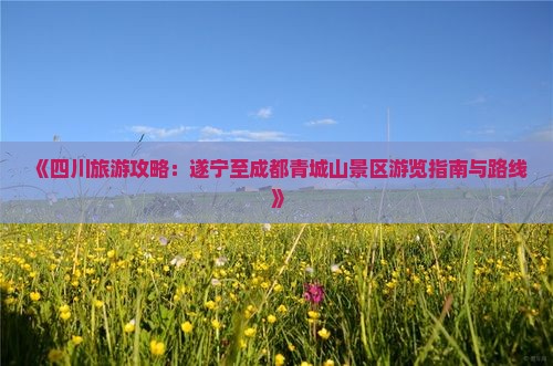 《四川旅游攻略：遂宁至成都青城山景区游览指南与路线》