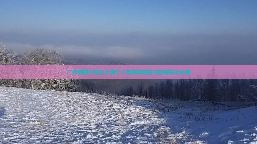 广州到四川乐山大佛个人旅游攻略四川旅游乐山大佛
