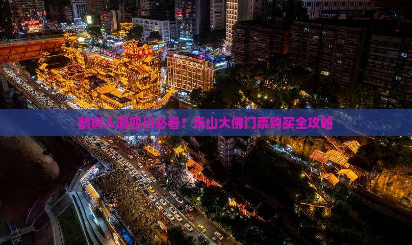 鹤岗人游四川必看！乐山大佛门票购买全攻略