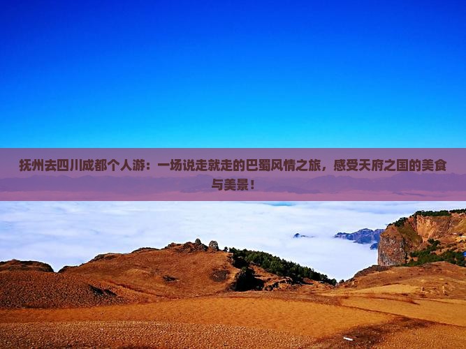 抚州去四川成都个人游